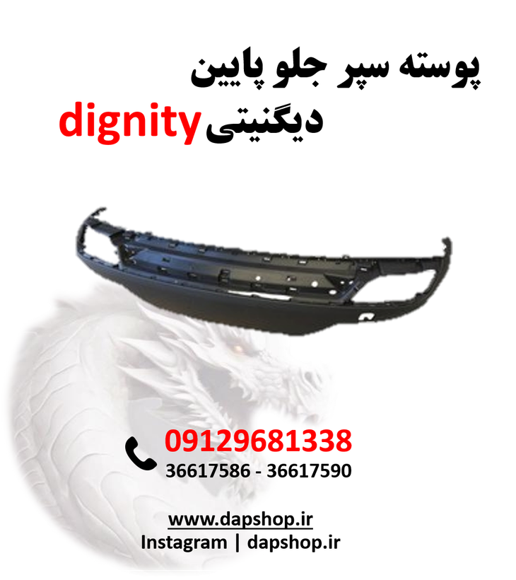 پوسته سپر جلو پایین دیگنیتی پرایم